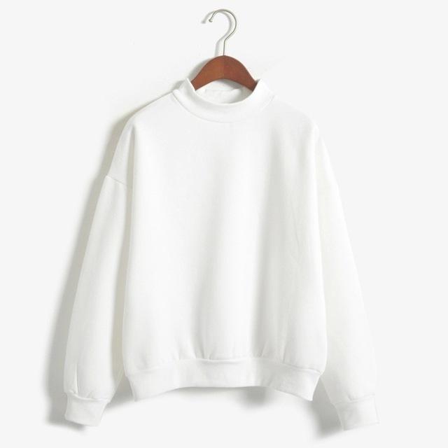 Loose Fleece Thick Knit Sweatshirt