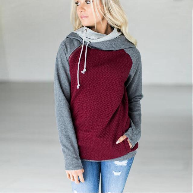 Oversize Double Hood Hooded Sweatshirt