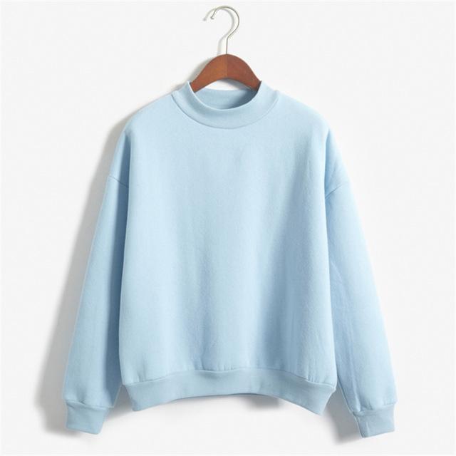 Loose Fleece Thick Knit Sweatshirt