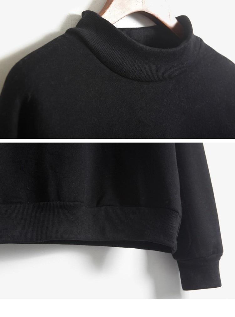 Loose Fleece Thick Knit Sweatshirt