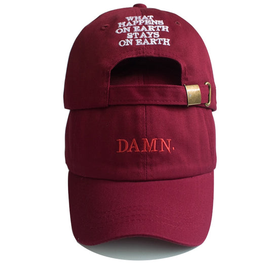 DAMN Embroidered Earth Cap