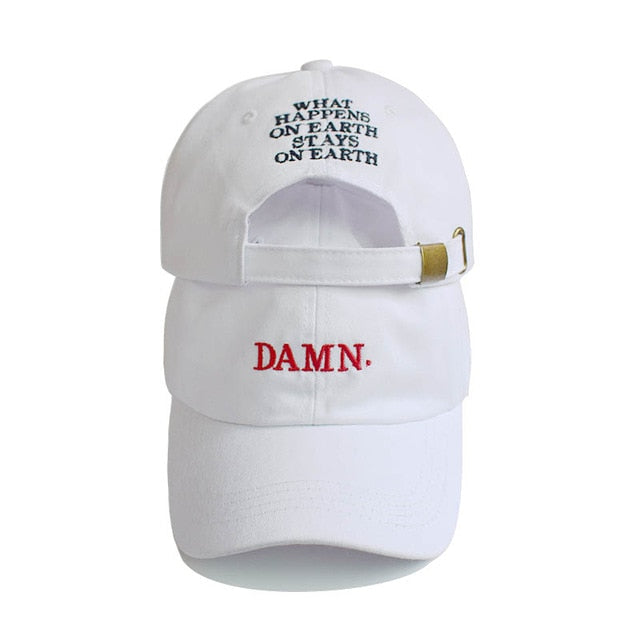 DAMN Embroidered Earth Cap