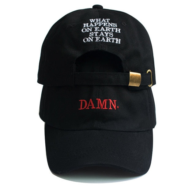 DAMN Embroidered Earth Cap