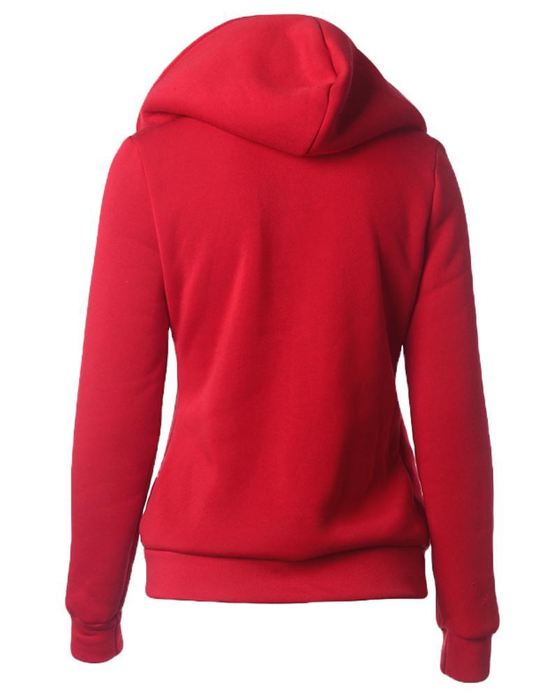 Long Sleeve Zip Hoodie