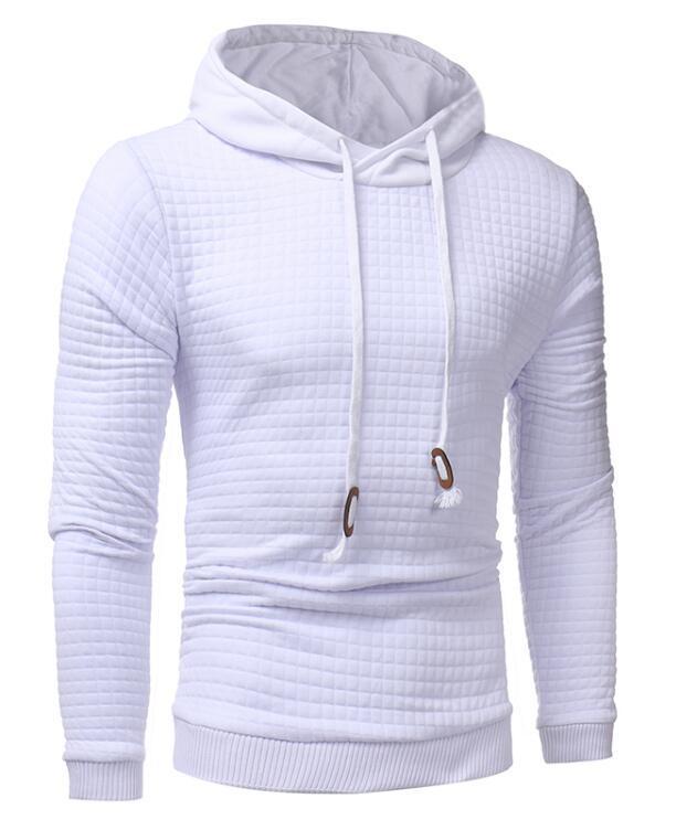 Long Sleeve Solid Color Hooded Sweatshirt