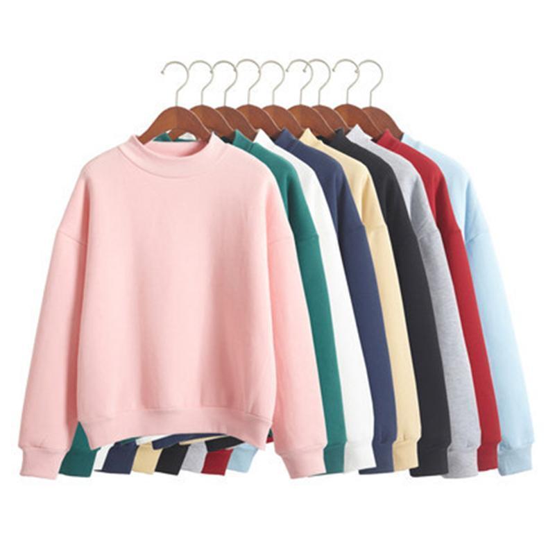 Loose Fleece Thick Knit Sweatshirt