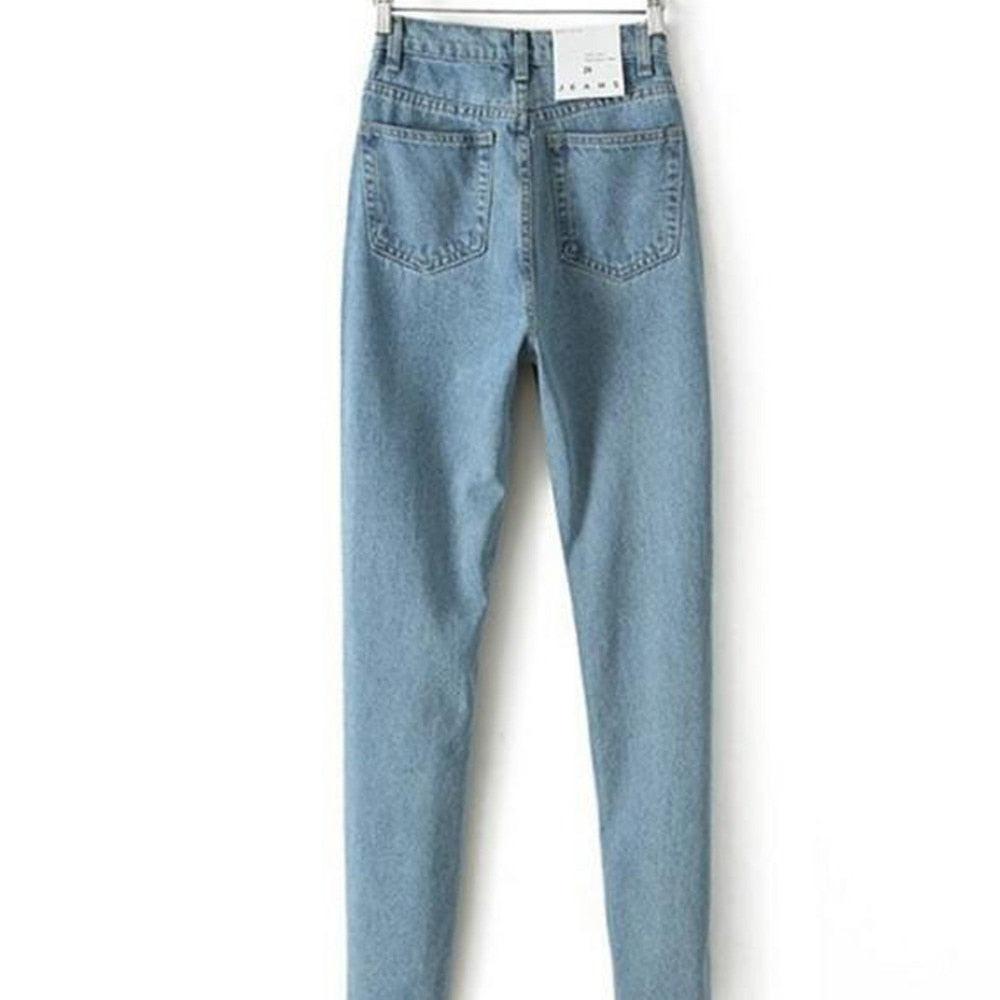 Denim Retro Waisted Jeans