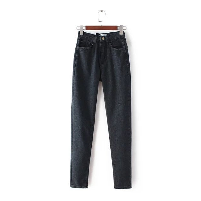 Denim Retro Waisted Jeans