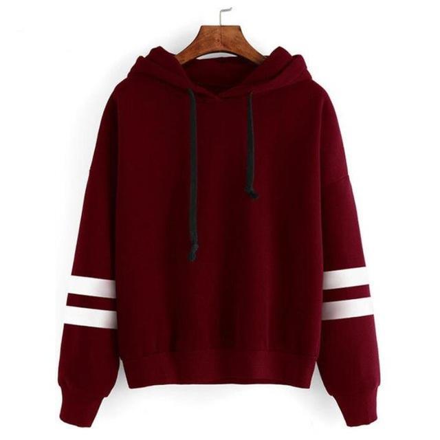 Long Sleeve Hooded Pullover Sweatshirt