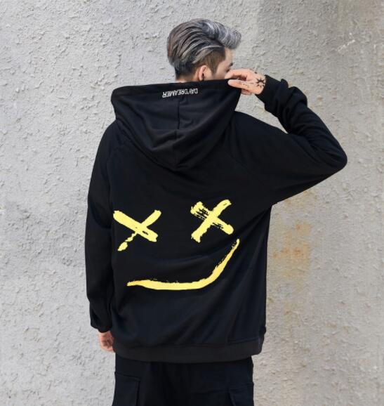 Smile Print Hoodie