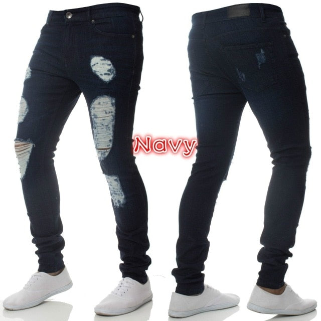 Casual Ripped Jeans