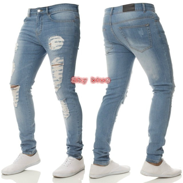 Casual Ripped Jeans
