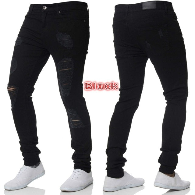 Casual Ripped Jeans