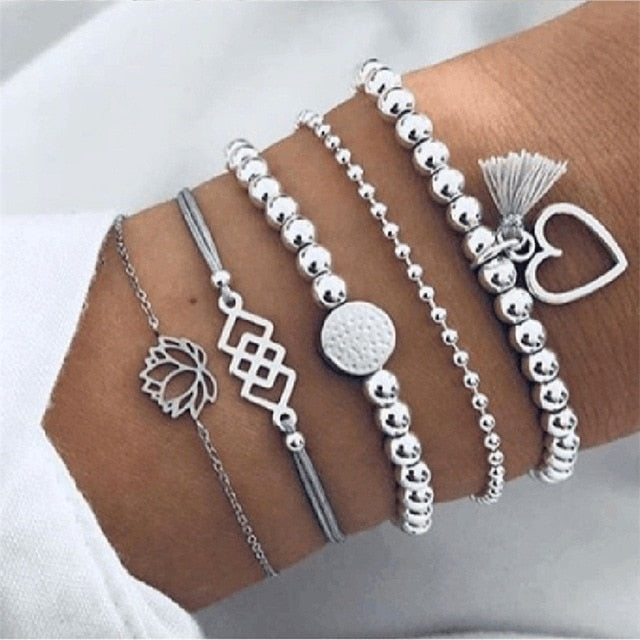 Charm Boho Bracelet Set