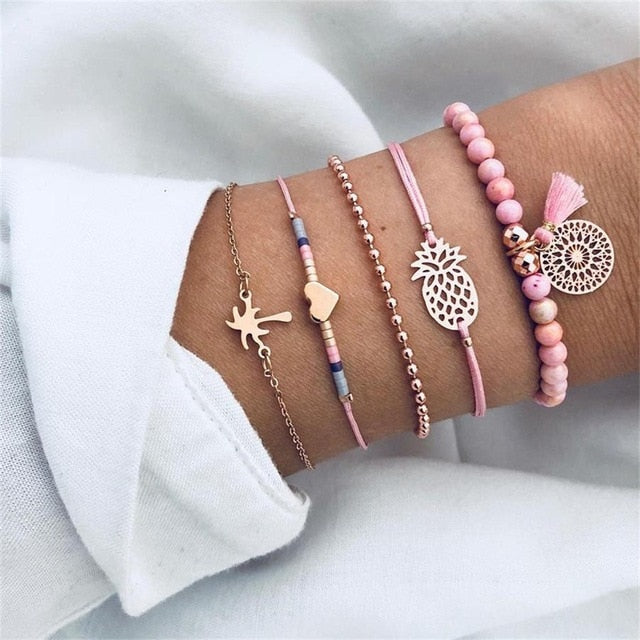 Charm Boho Bracelet Set