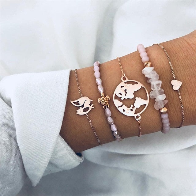 Charm Boho Bracelet Set