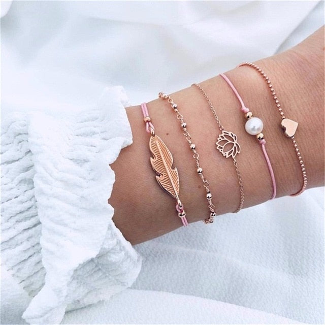 Charm Boho Bracelet Set