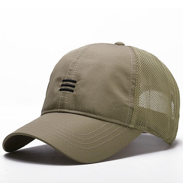 Thin Mesh Snapback Cap
