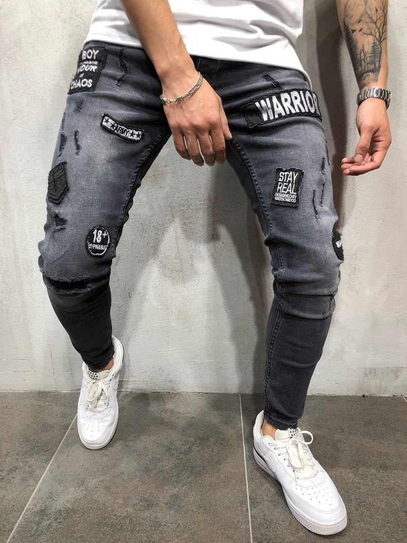 Ripped Skinny Fit Jeans