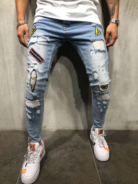 Ripped Skinny Fit Jeans